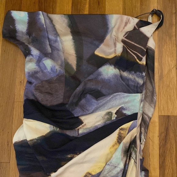 ASOS Women’s Multicolored Open Back Dress Size 8 - Picture 2 of 7